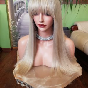 Francesca – Peruka naturalna stonowany blond z odrostem
