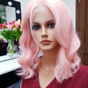 Anella – Peruka naturalna różowa Barbie Pink
