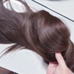 Topper WIKTORIA – włosy naturalne Brąz #4 45cm