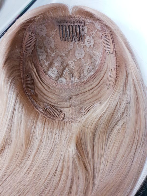 Tupet z włosów słowiańskich z mikroskórą 50cm #24
