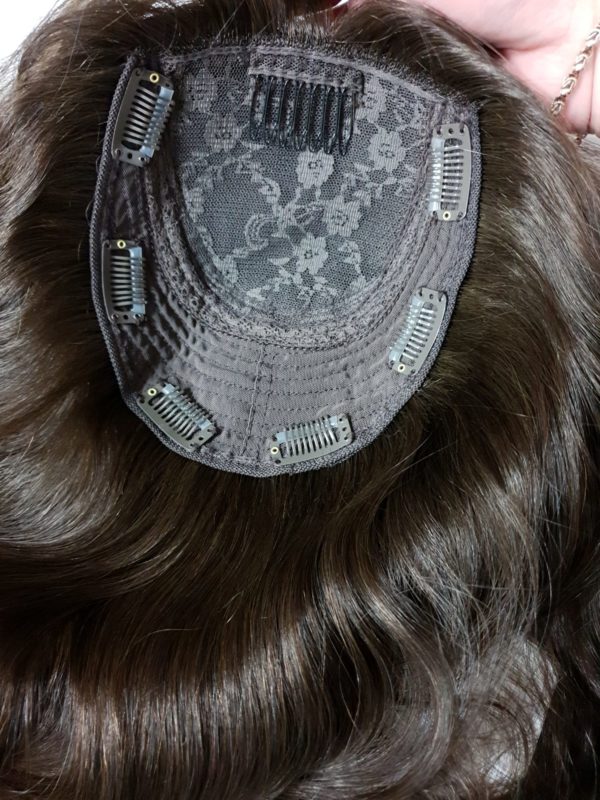 Tupet z włosów słowiańskich z mikroskórą 50cm #2