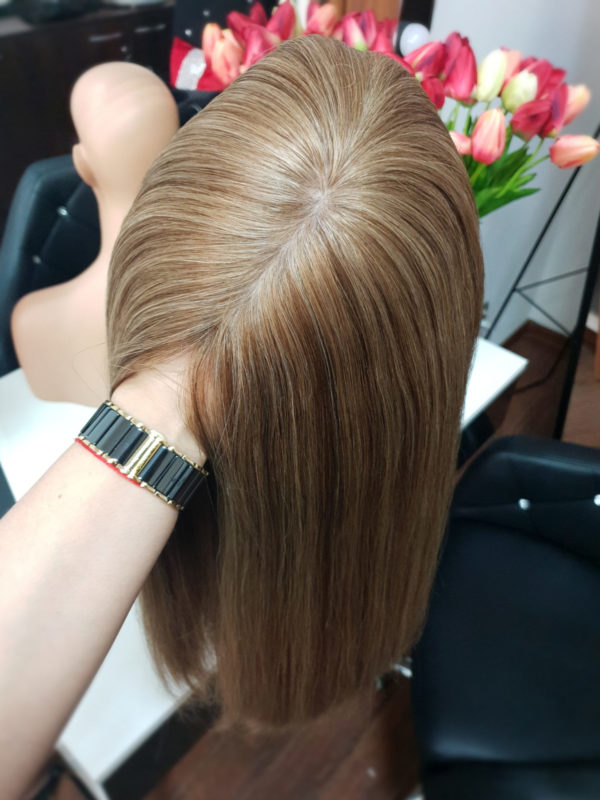 Vanessa - peruka naturalna brąz długie włosy