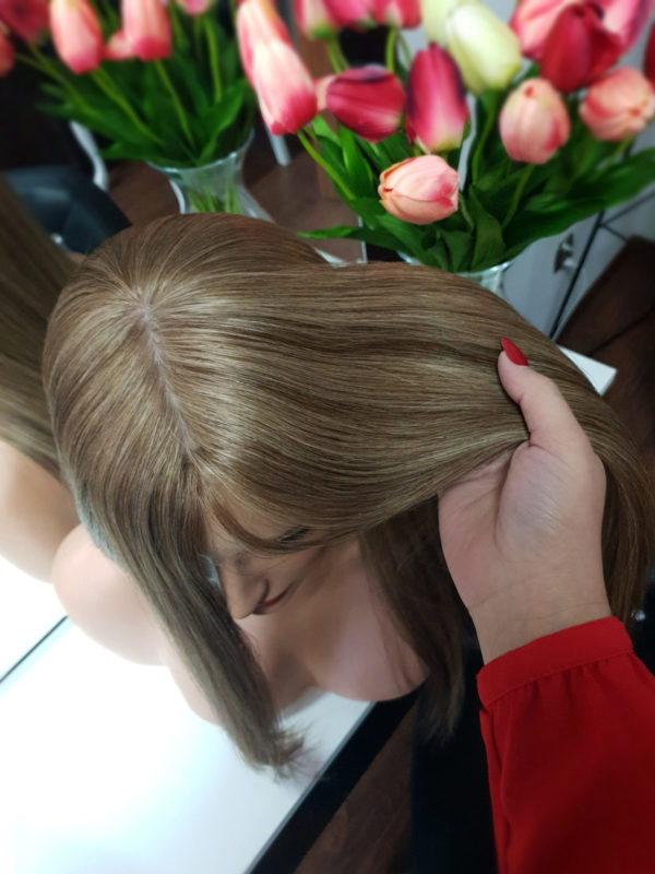 Vanessa - peruka naturalna brąz długie włosy