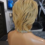 Danuta – Peruka naturalna krótka. Słowiańskie włosy 20cm Silikon