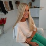Topper Sara –  Włosy naturalne Blond Baleyage 50cm
