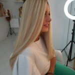 Topper Sara –  Włosy naturalne Blond Baleyage 50cm