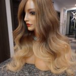 Topper LUIZA –  Włosy naturalne Ombre #7/#18 60cm