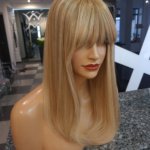 Topper Ania –  Włosy naturalne Blond Baleyage 50cm Grzywka