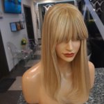 Topper Ania –  Włosy naturalne Blond Baleyage 50cm Grzywka