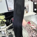 Kitka czarna z włosów naturalnych 60cm 200gr