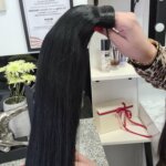 Kitka czarna z włosów naturalnych 60cm 200gr