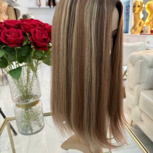 Topper Alejandra – Włosy naturalne Brąz baleyage 40cm