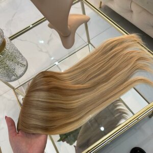 Topper Blaire – Włosy naturalne ciepły blond baleyage 40cm