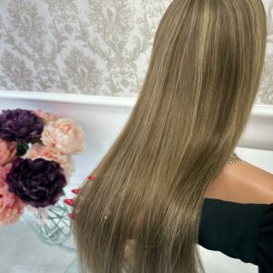 Topper LUCIA –  Włosy naturalne proste 60cm